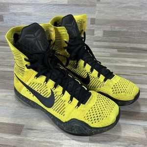 Nike Kobe 10 Elite Men’s Size 12 Opening Night Volt Yellow Black 802762-707